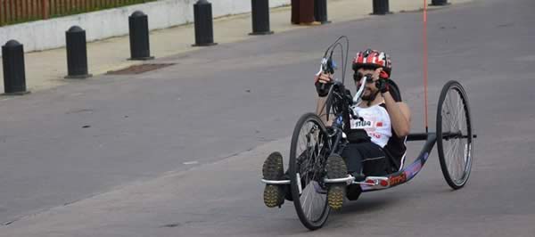 running sin running - handcycle